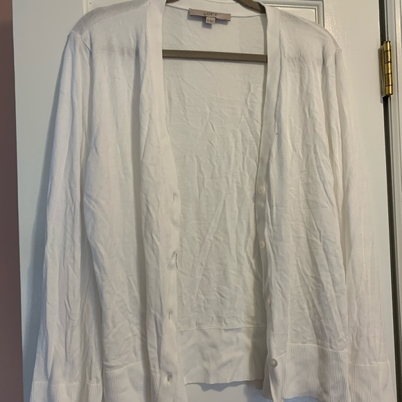 LOFT Sweaters - NWOT! Loft white cardigan